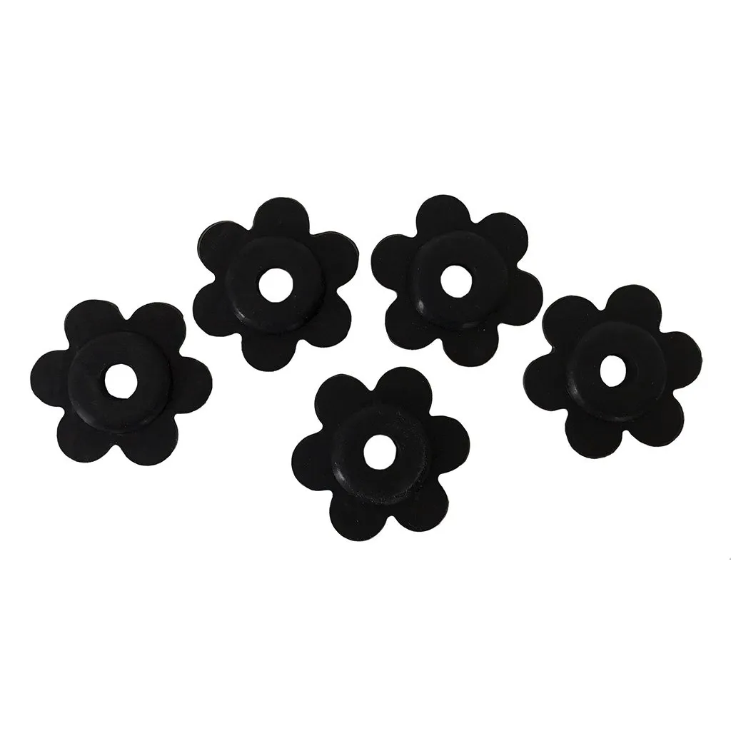Rubber Flag Pole Stopper, 5 Count (5-Pack)